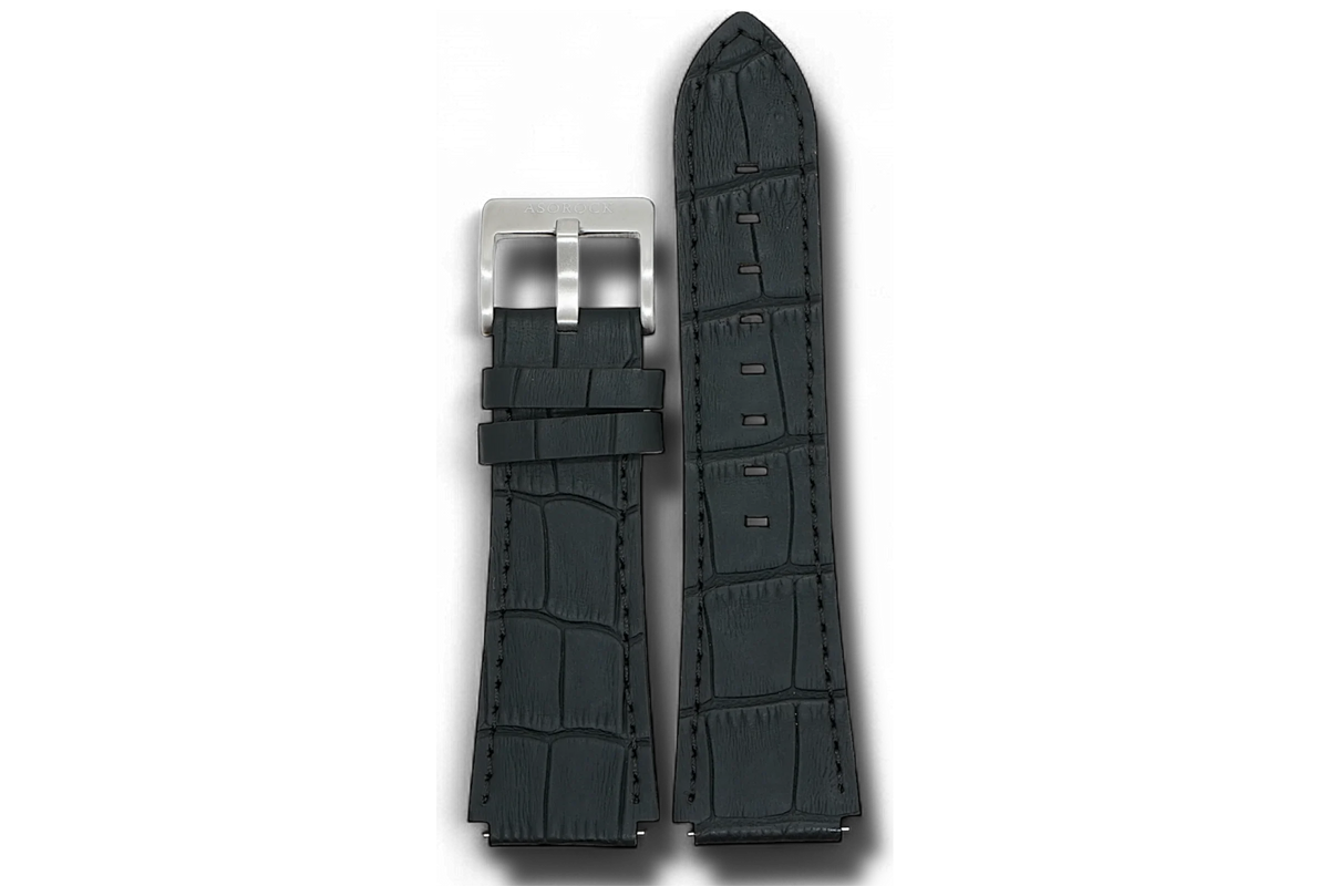 Constellation black leather strap (select clasp)