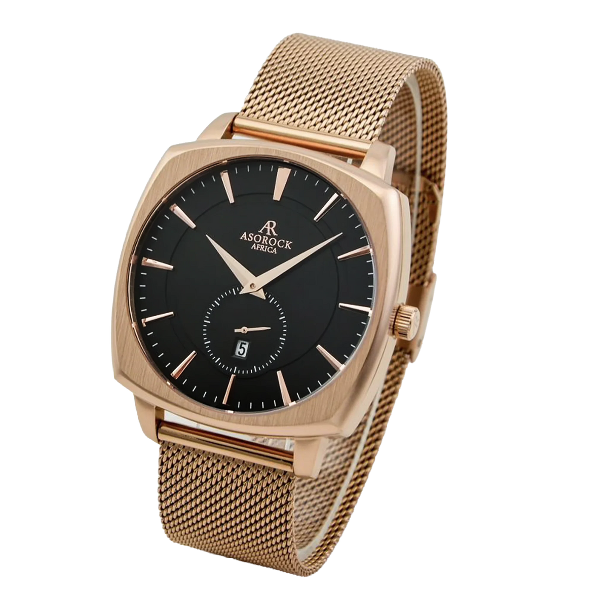 RoseGold/Black Monolith (rosegold mesh strap)