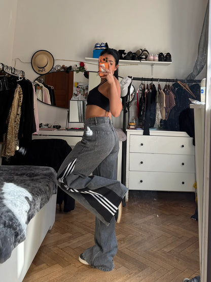 Wide Leg Custom Jeans – One of a Kind