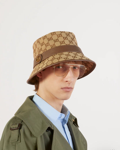 Chapeau bob en toile GG - Gucci casquette (2)
