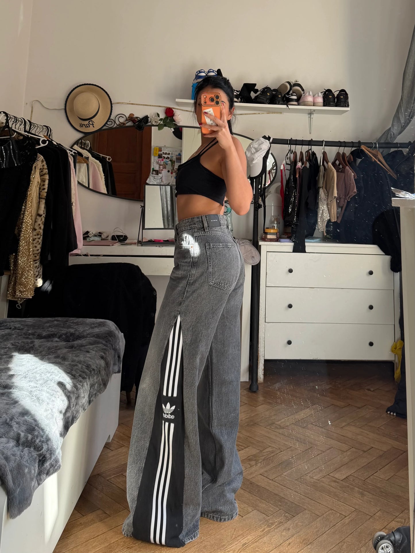 Wide Leg Custom Jeans – One of a Kind
