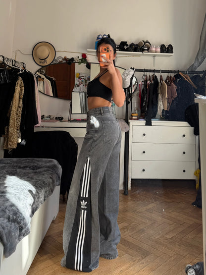 Wide Leg Custom Jeans – One of a Kind