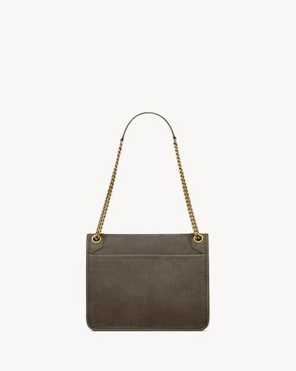 NIKI MEDIUM EN CUIR D’AGNEAU GRAINÉ - YSL