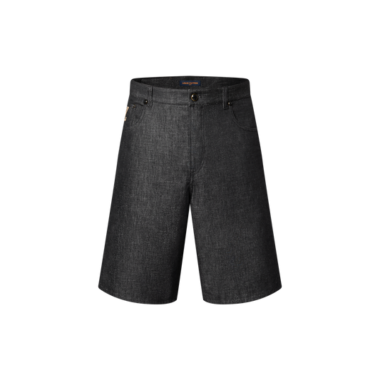 Short en chambray