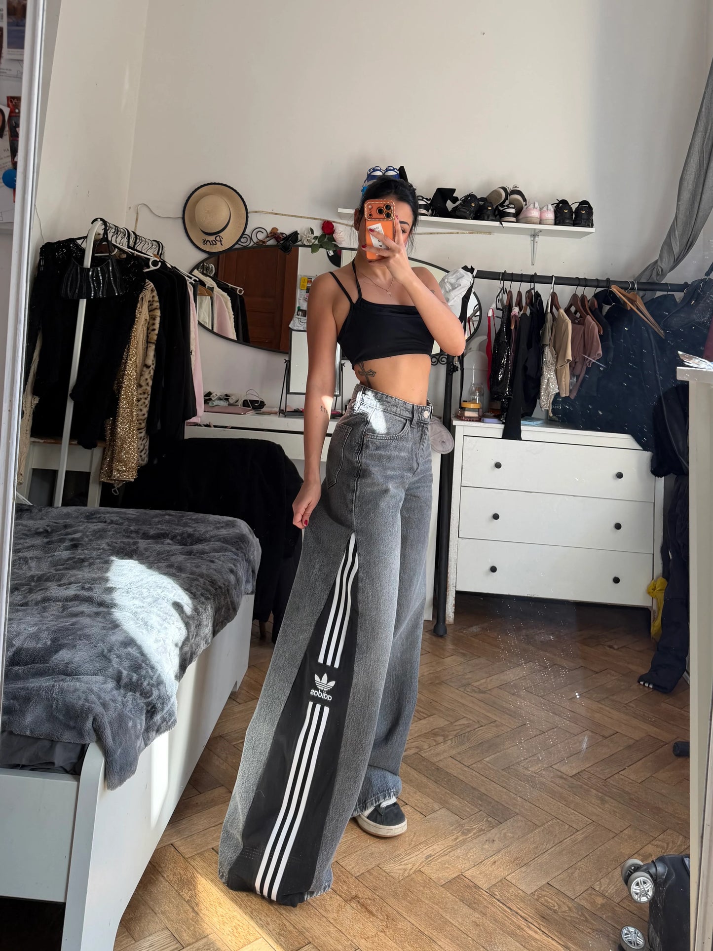 Wide Leg Custom Jeans – One of a Kind