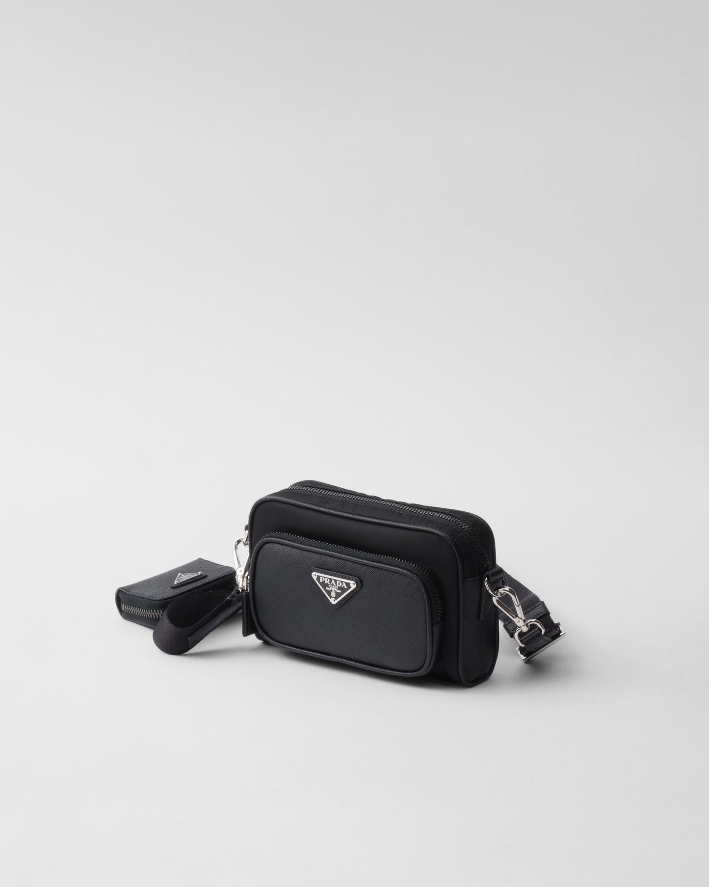 Sac porté épaule en Re-Nylon et cuir Saffiano - #2