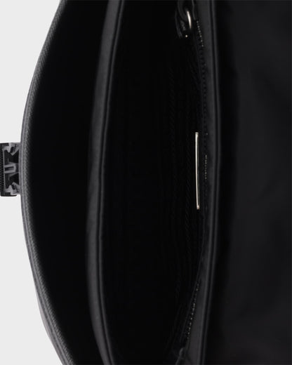 Sac porté épaule en Re-Nylon et cuir Saffiano - #13