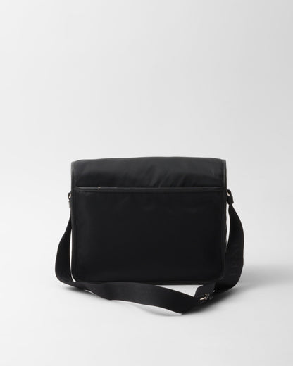 Sac porté épaule en Re-Nylon et cuir Saffiano - #9