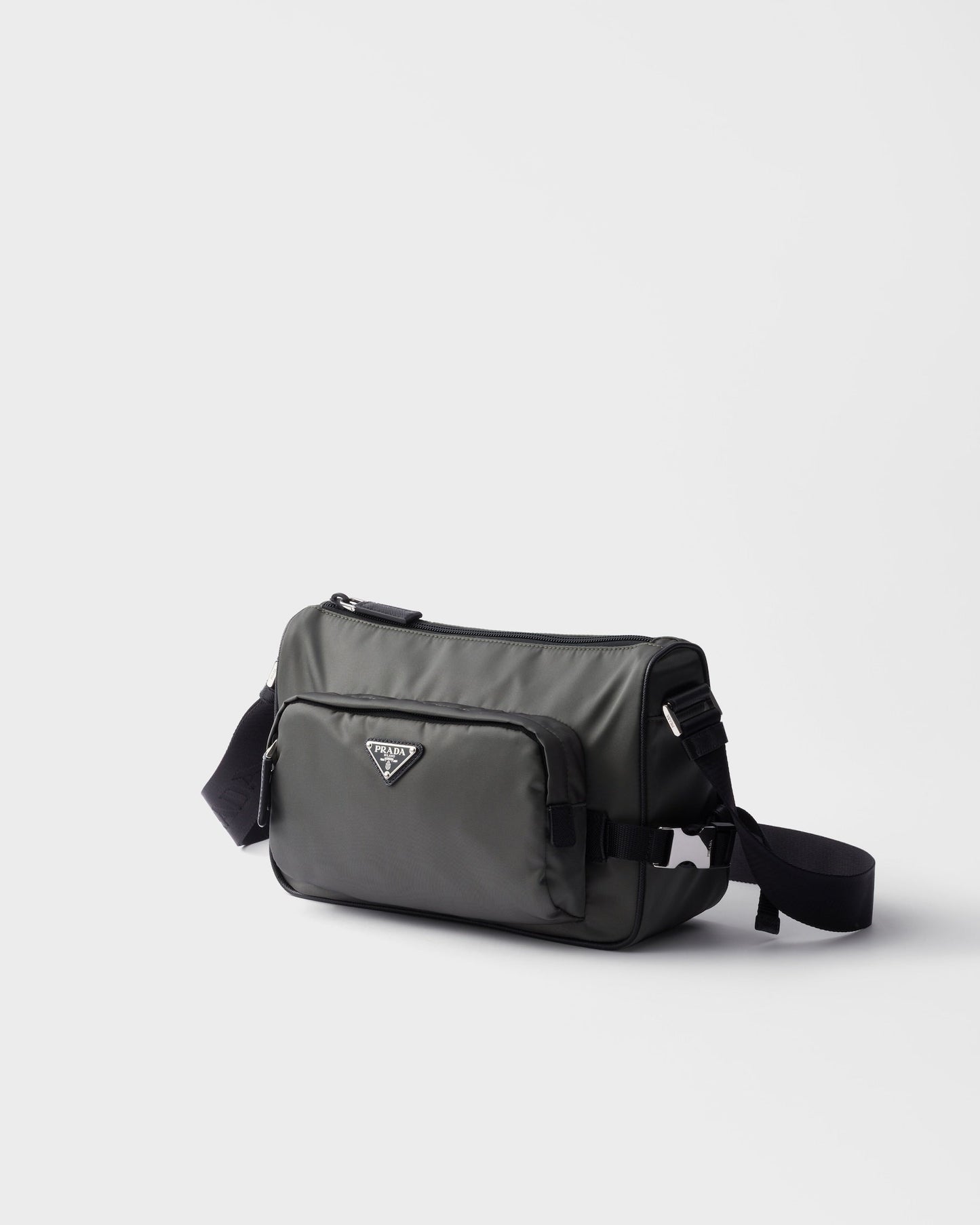 Sac de taille moyenne porté épaule en Re-Nylon et cuir Saffiano - #2