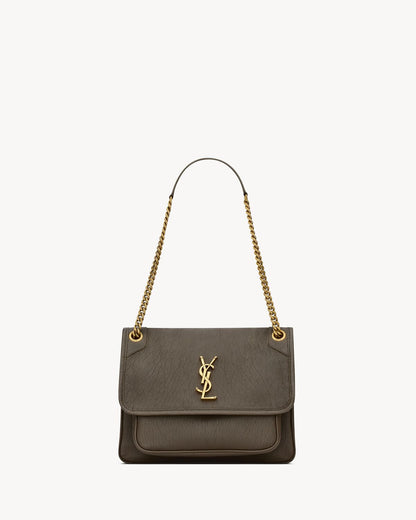 NIKI MEDIUM EN CUIR D’AGNEAU GRAINÉ - YSL