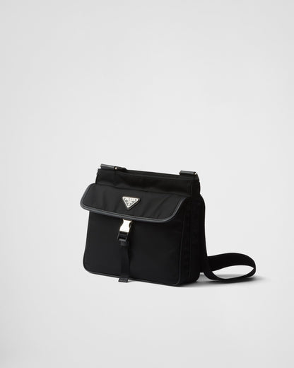 Sac porté épaule en Re-Nylon et cuir Saffiano - #10