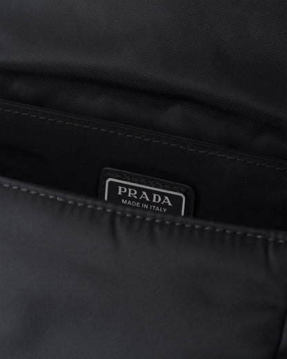 Sac porté épaule en Re-Nylon et cuir Saffiano - #7
