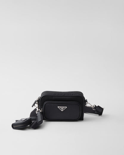 Sac porté épaule en Re-Nylon et cuir Saffiano - #2