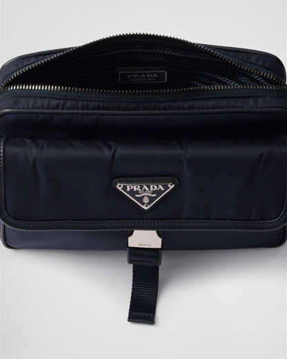 Sac porté épaule en Re-Nylon et cuir Saffiano - #3