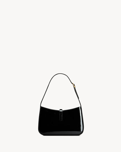 LE 5 À 7 EN CUIR VERNI - YSL (2)