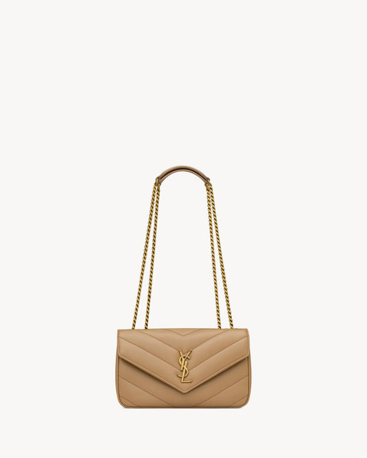 LOULOU SMALL EN CUIR MATELASSÉ - YSL