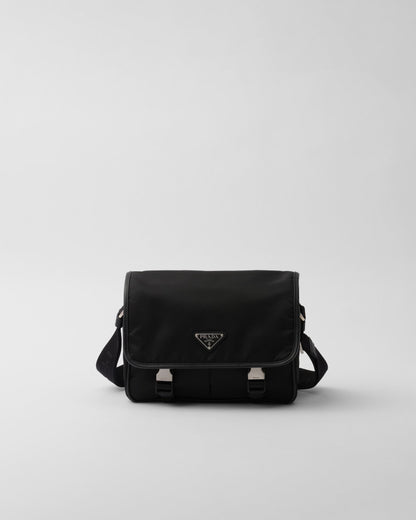Sac porté épaule en Re-Nylon et cuir Saffiano - #12