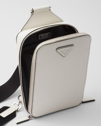 Sac Prada Brique en cuir Saffiano - #1