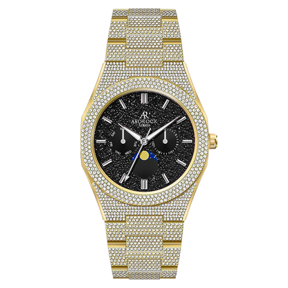 Iced transporter - Small diamond bezel - Fully iced strap