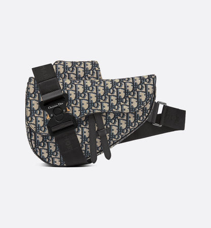 Sac Saddle Noir et Beige
