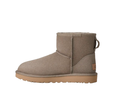 Femme Botte Classic Mini II Gris Galet