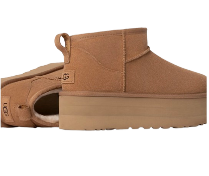 UGG Botte Classic Ultra Mini à plateforme  Marron