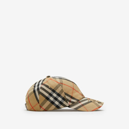 Casquette de baseball en sergé Check EKD