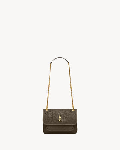 MINI NIKI EN CUIR D'AGNEAU GRAINÉ - YSL