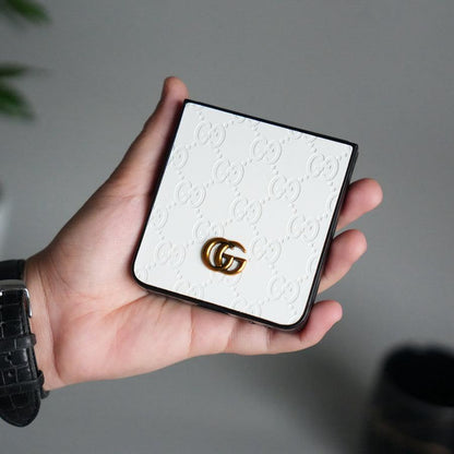Luxury Embossed Leather Case