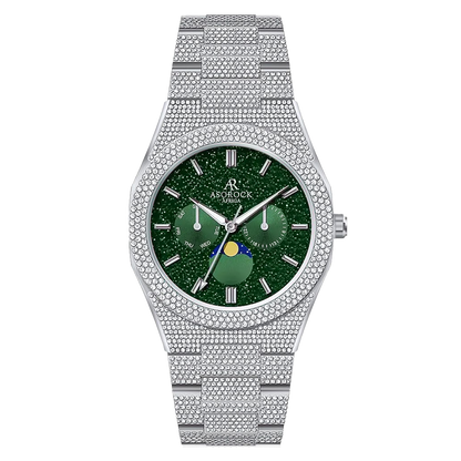 Iced transporter - Small diamond bezel - Fully iced strap