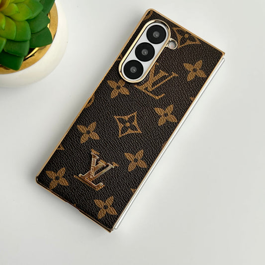 Samsung Galaxy Z Fold 6 Luxury PU Leather Card Holder Case