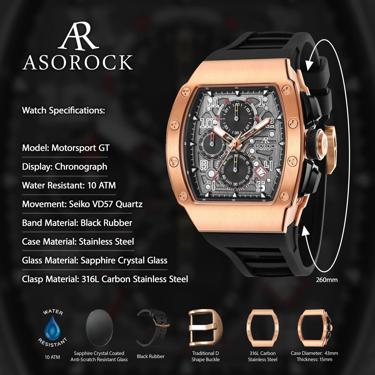 Rosegold/Black Motorsport GT