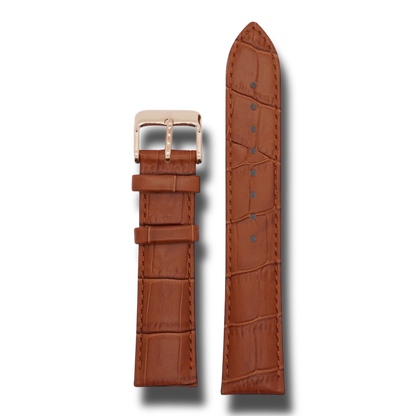 Villa Brown leather strap (select clasp)