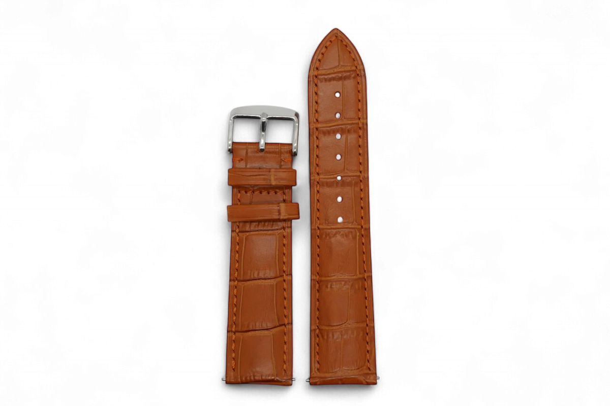 Silver/Black - brown strap Diplomat