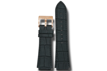 Constellation black leather strap (select clasp)
