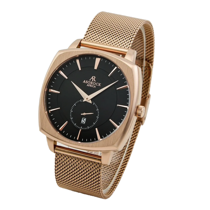 RoseGold/Black Monolith (rosegold mesh strap)
