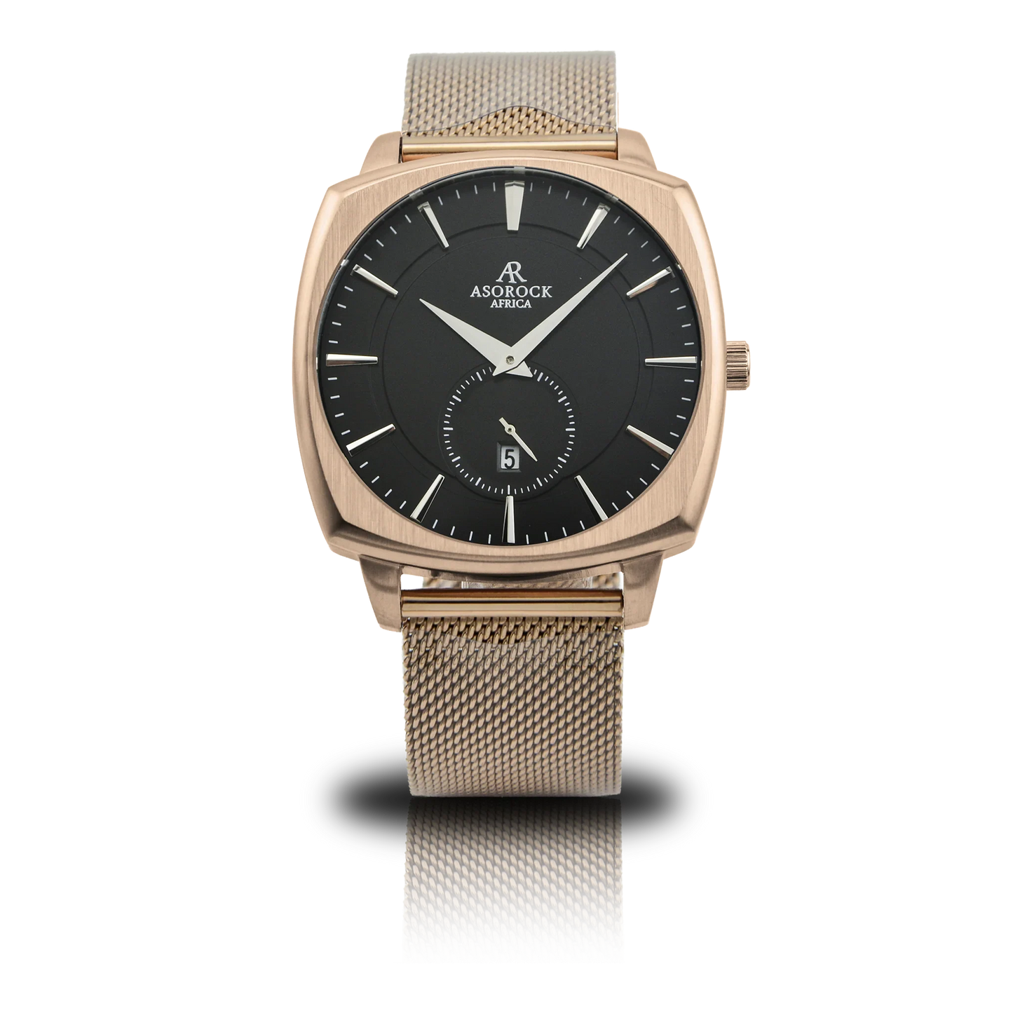 RoseGold/Black Monolith (rosegold mesh strap)