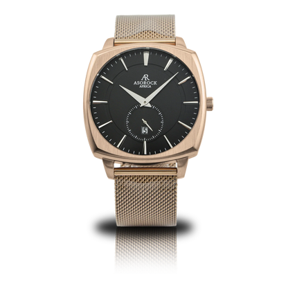 RoseGold/Black Monolith (rosegold mesh strap)