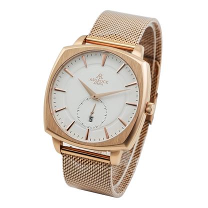 RoseGold/White Monolith (rosegold mesh strap)