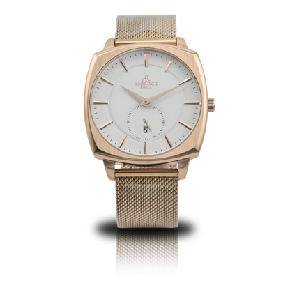 RoseGold/White Monolith (rosegold mesh strap)