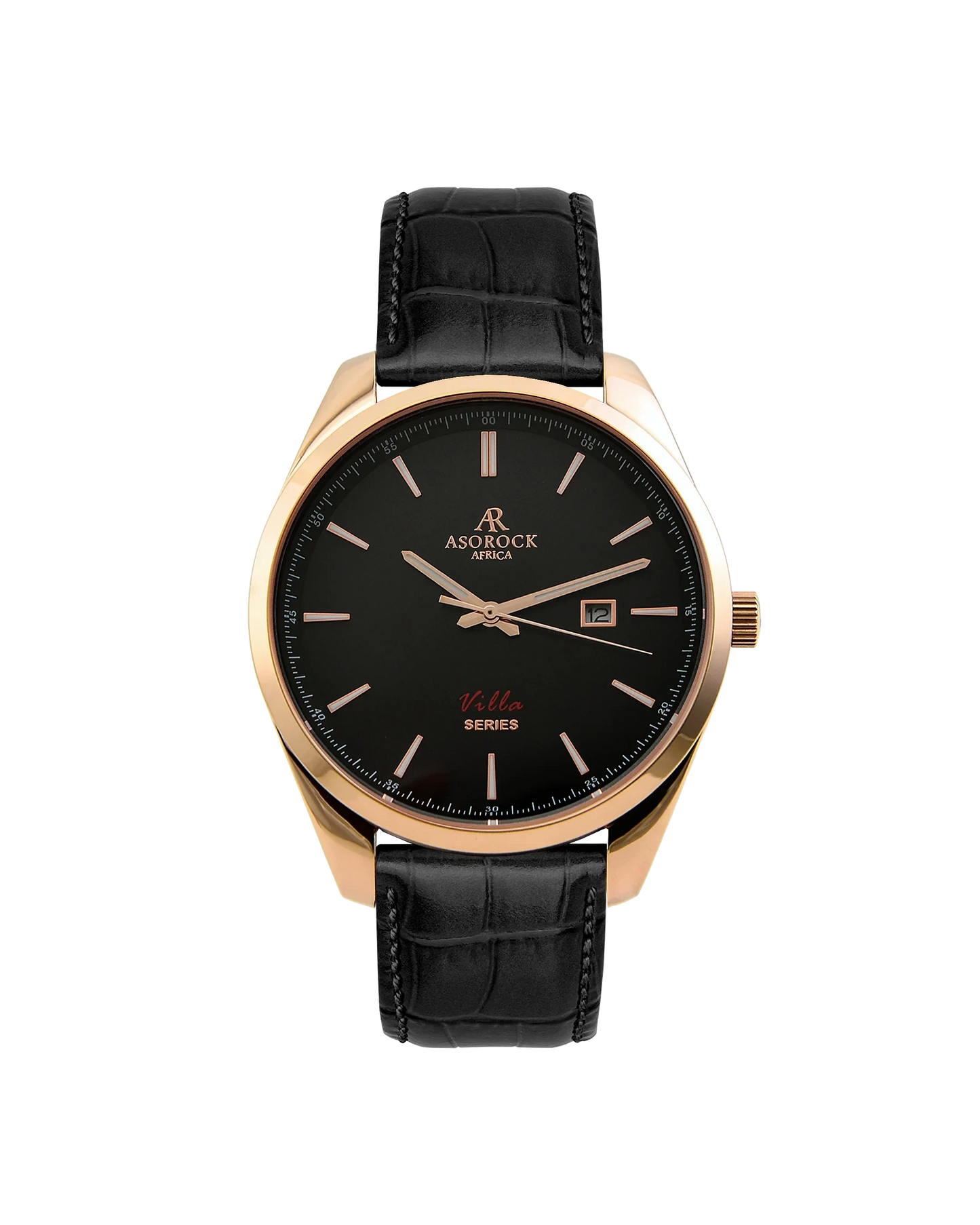 Villa black leather strap (select clasp)