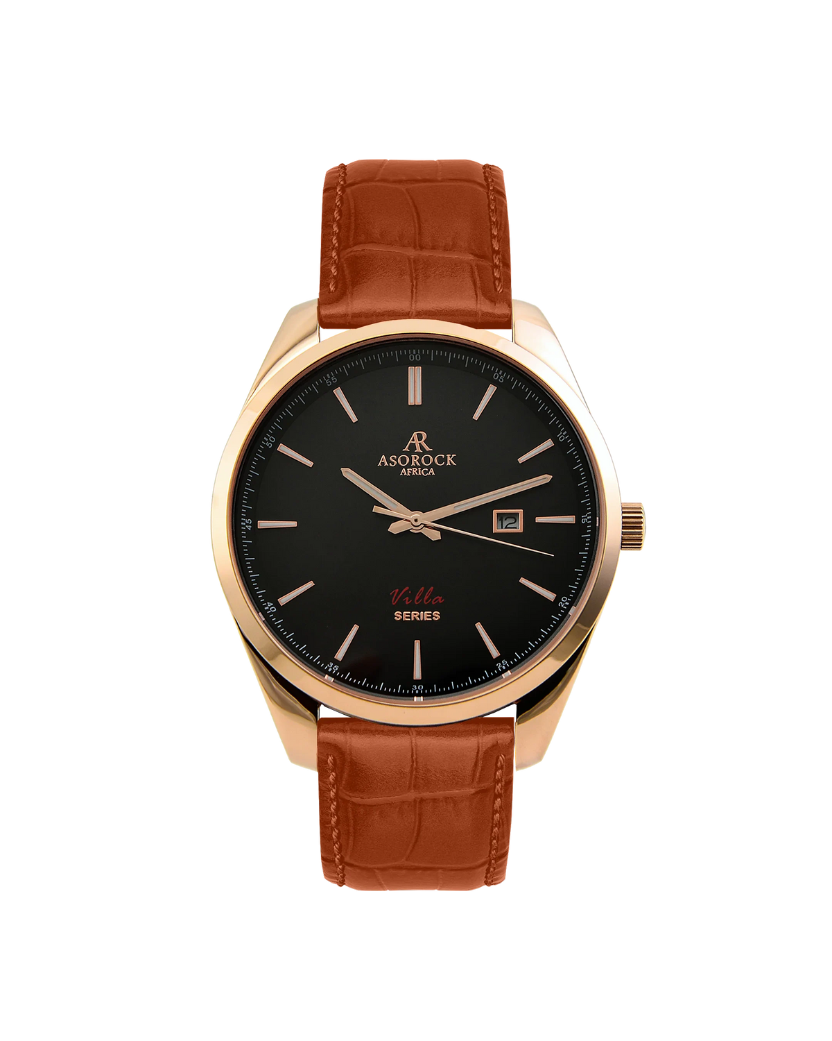 Villa Brown leather strap (select clasp)