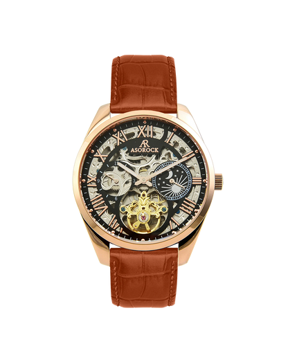 Villa Brown leather strap (select clasp)