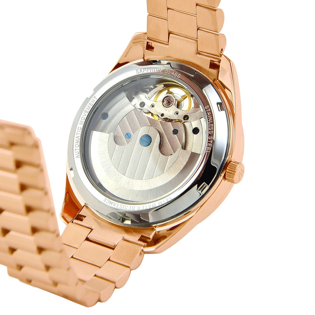 Rosegold/Black Villa Automatic Tourbillon (Pre-order ships out in August)