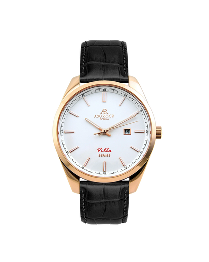 Villa black leather strap (select clasp)