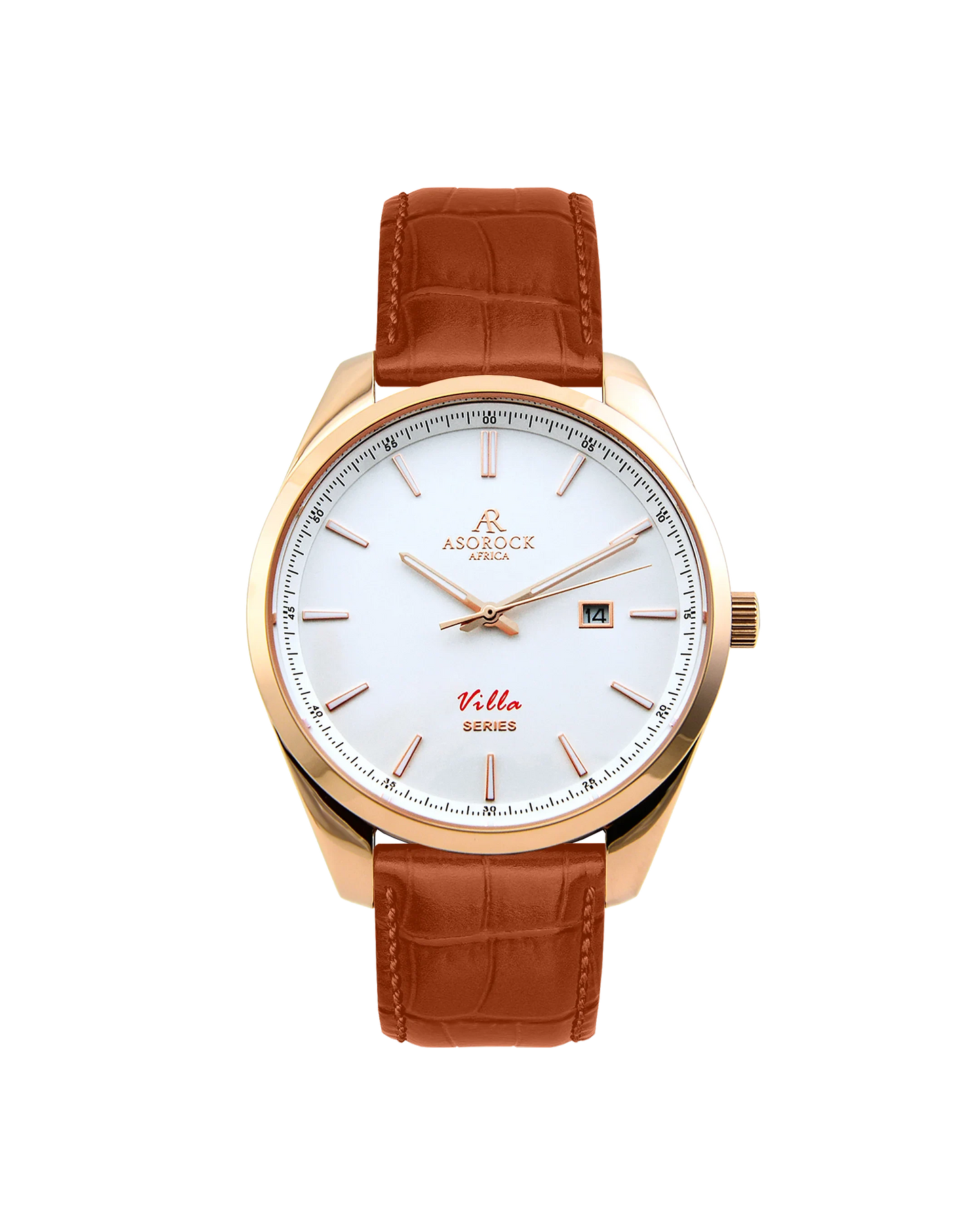 Villa Brown leather strap (select clasp)