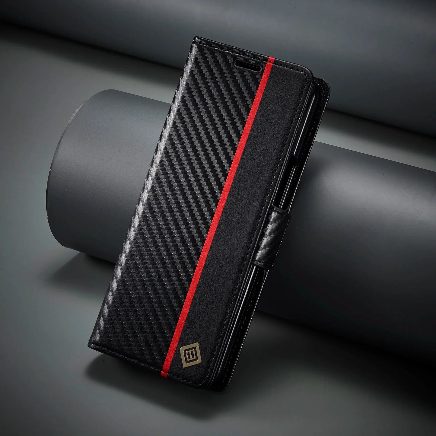 Samsung Z Fold Carbon Fiber Wallet Case