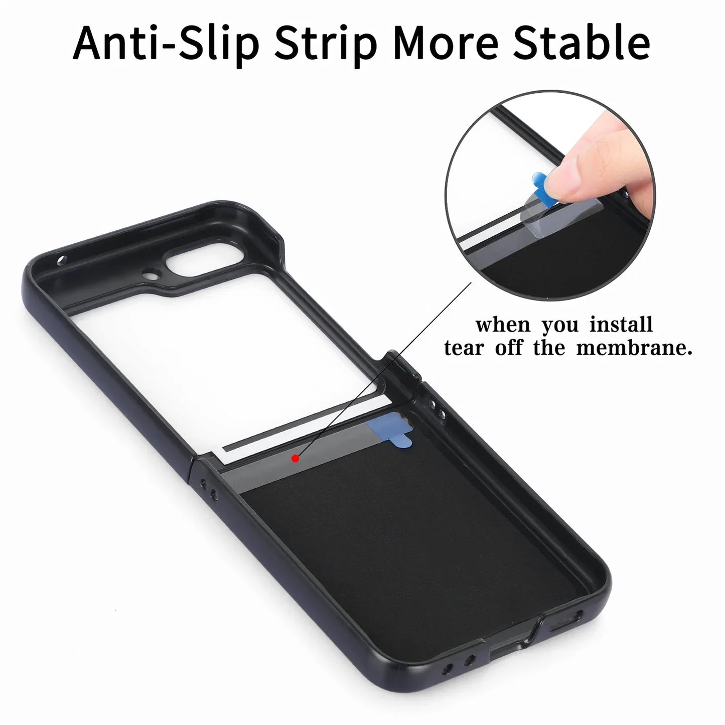 Samsung Z Flip Detachable Wallet Case