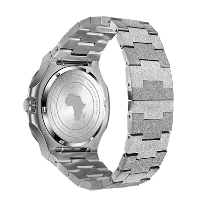 Silver/Black Frosted Stardust Constellation Day Date
