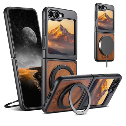 Leather Magnetic Ring Stand